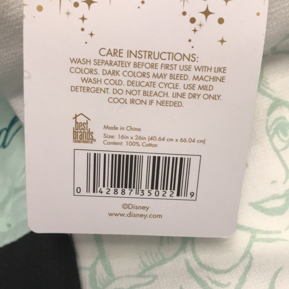 Disney JASMINE & ALADDIN insulated oven mitts & kitchen towels NEW - Picture 10 of 12